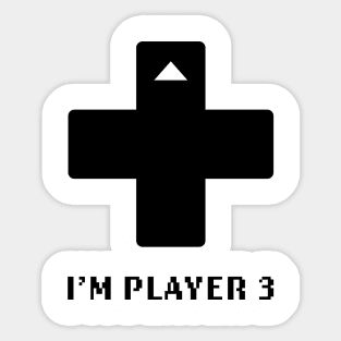 I'm Player 3 - Video Games Sticker